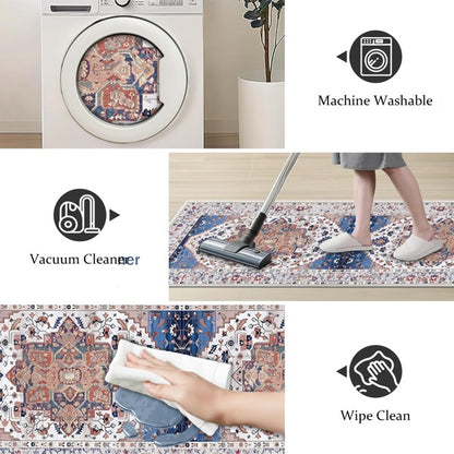 Boho kitchen rug set of 3 with runner, photo 3 of 9