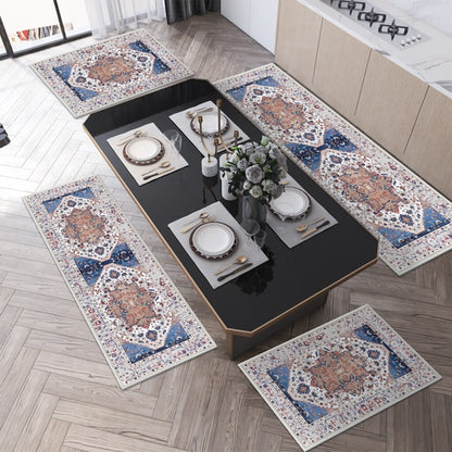 Boho kitchen rug set of 3 with runner, photo 6 of 9